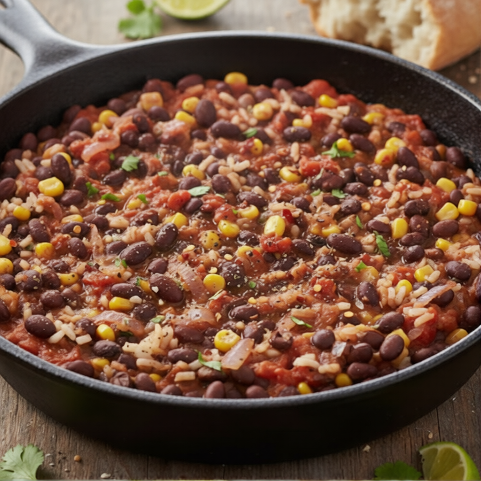 black bean skillet